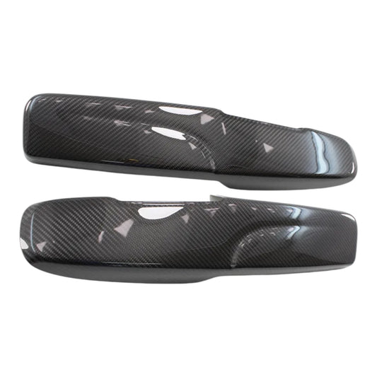 Coppia Cover interno portiera in VERO CARBONIO Fiat 500 Abarth - 595 - 695