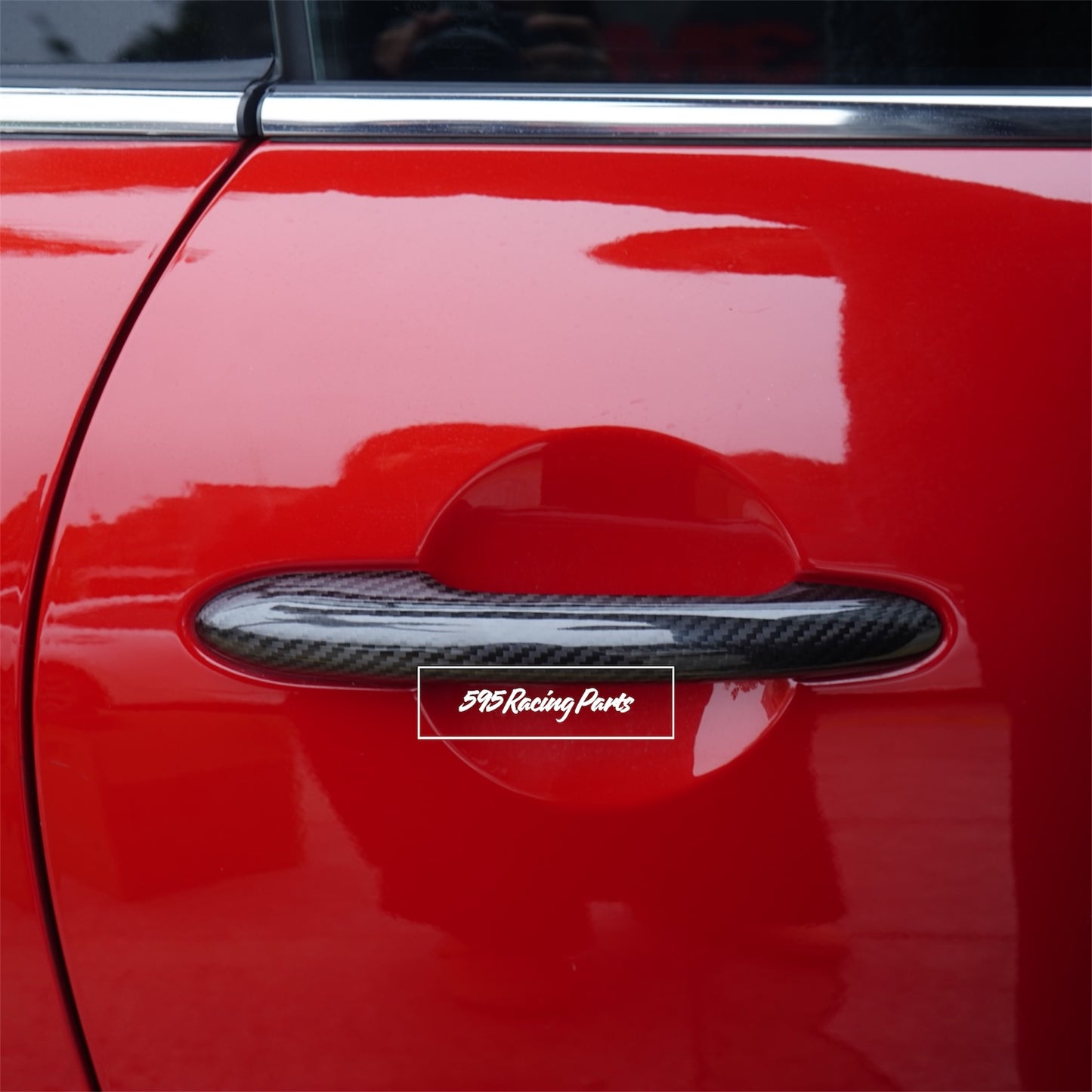 Kit 4 door handle covers in REAL CARBON Mini Cooper F54/F55/F56/F57/F60
