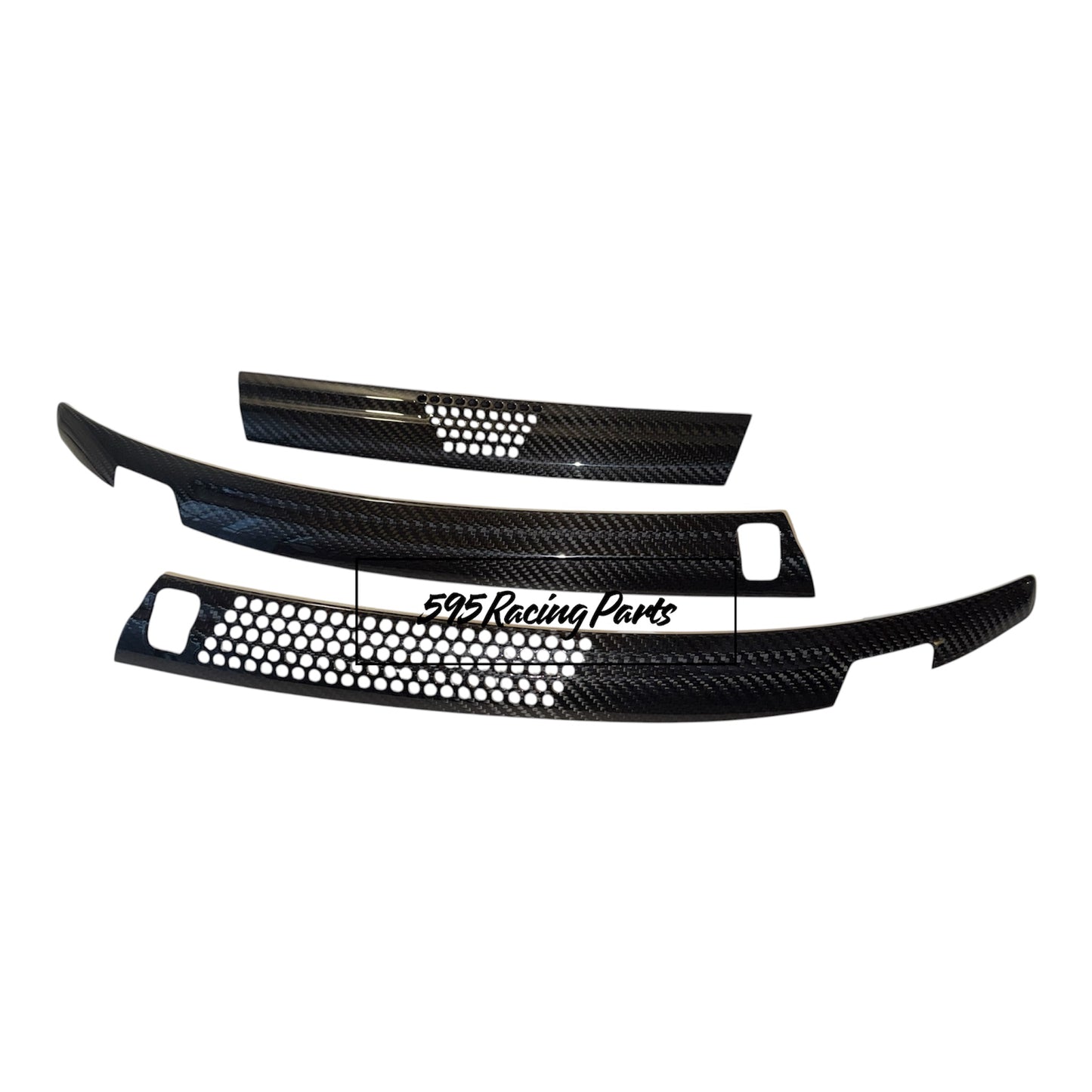 Cover plastiche parabrezza in VERO CARBONIO Fiat 500 Abarth - 595 - 695 - Fiat 500