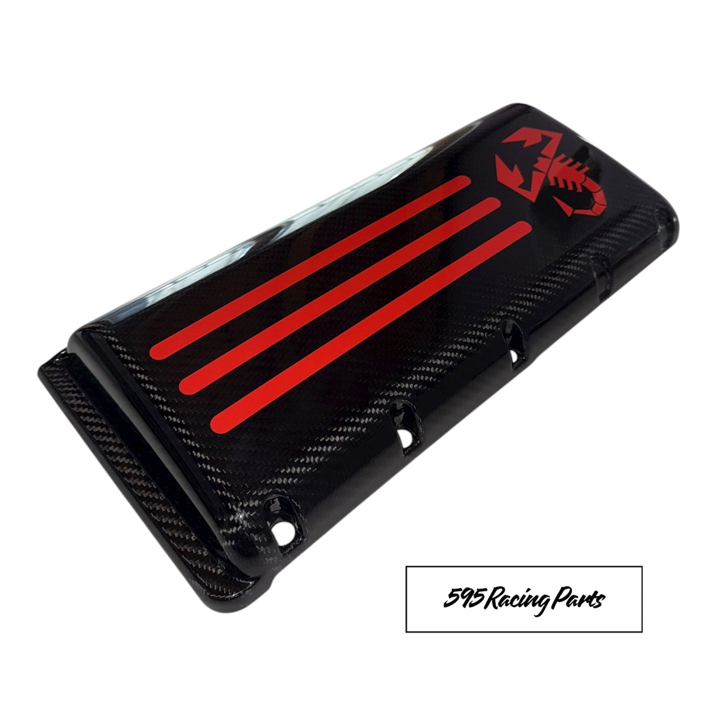 Cover scatola filtro in VERO CARBONIO per Fiat 500 Abarth (tutte le versioni)