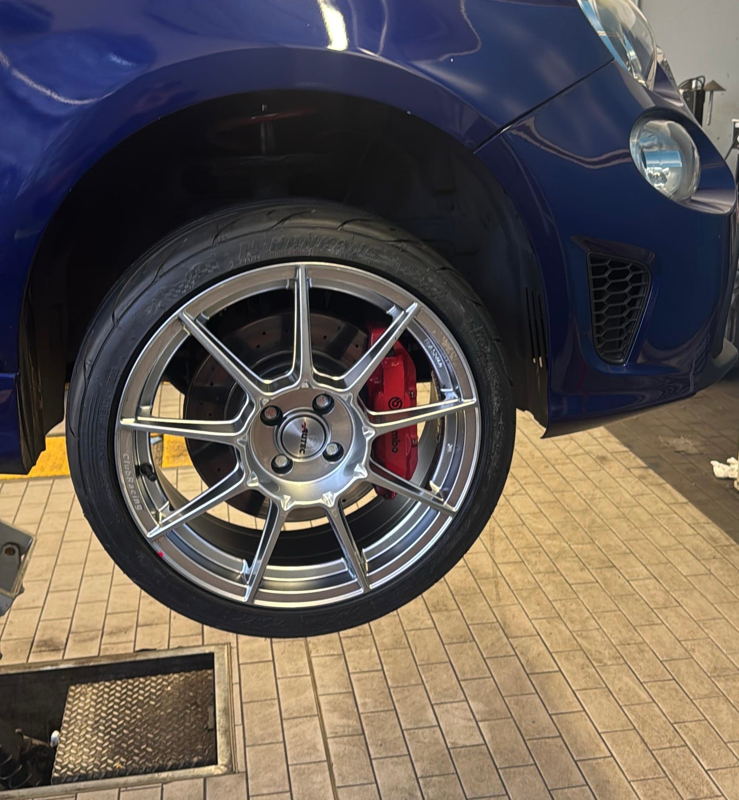 4 AUTEC ClubRacing rims 7.5x17 4/98 ET30 for Abarth 500 - 595 - 695