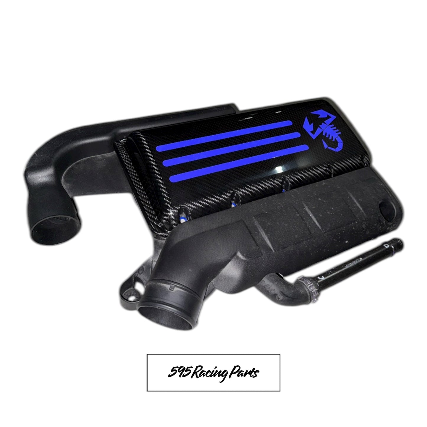 Cover scatola filtro in VERO CARBONIO per Fiat 500 Abarth (tutte le versioni)