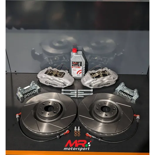 Impianto frenante DISCHI 330mm LISCIO-FORATO-BAFFATO 500 Abarth MAGGIORATO NUOVO
