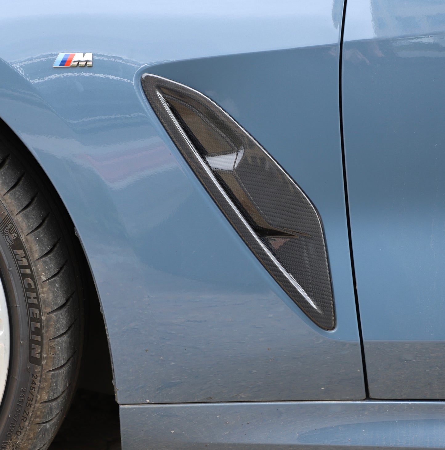 Cover prese d’aria parafango in VERO CARBONIO per BMW Serie 8 2019-2022