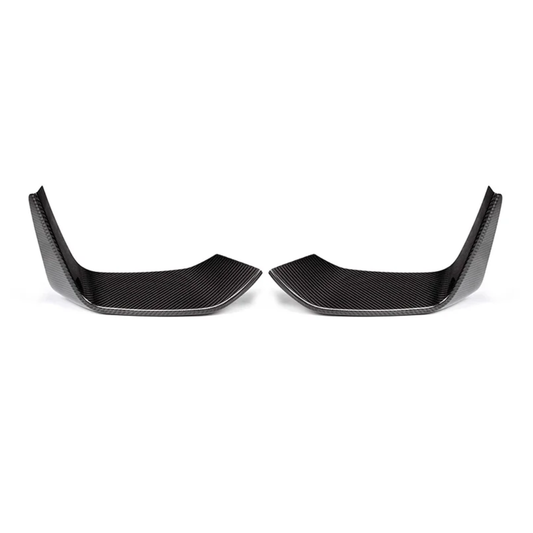 M Performance Front Canards in REAL CARBON for BMW M4 F82 F83 M3 F80