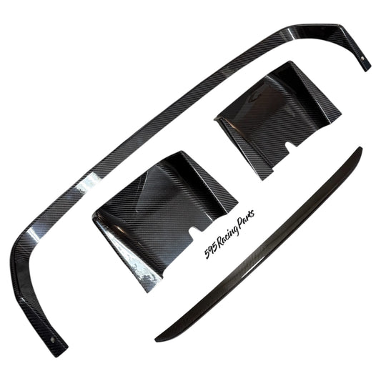 Cover Estrattore posteriore in VERO CARBONIO Fiat 500 Abarth - 595 - 695 - Restyling