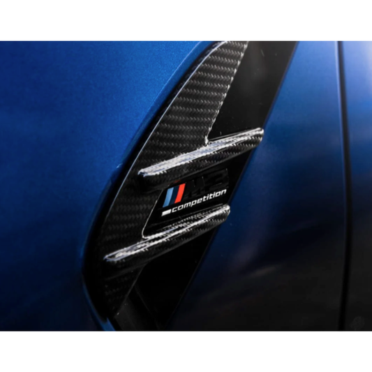 Side logo covers in REAL CARBON FIBER BMW M4 g82 g83 - M3 g80 g81