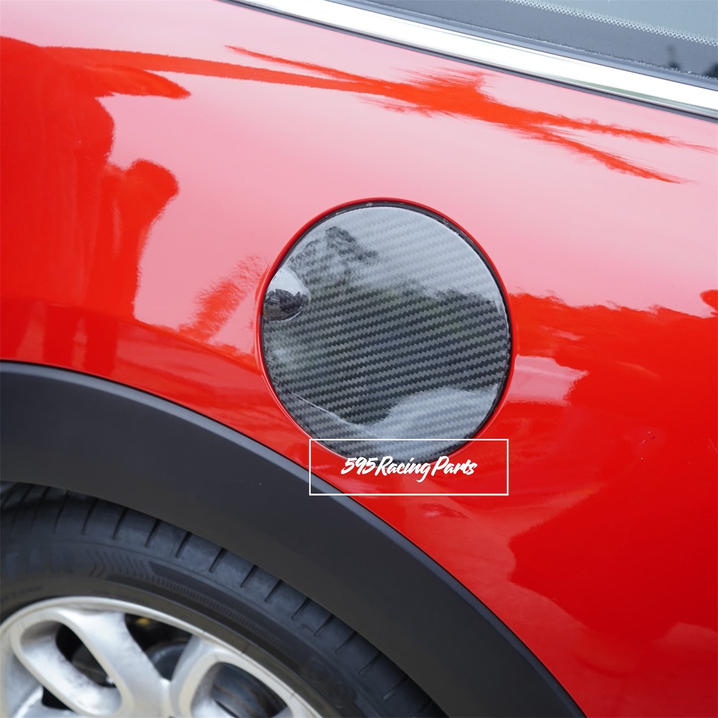 Real Carbon Fuel Tank Cover Mini Cooper F55/F56