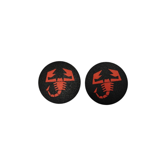 Coppia Cover rotelle per sedili Originali Fiat 500 Abarth - 595 - 695 - in diverse finiture