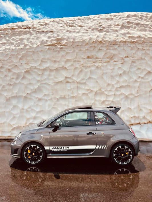 Spoiler in REAL CARBON for Fiat 500 Abarth 595 - 695