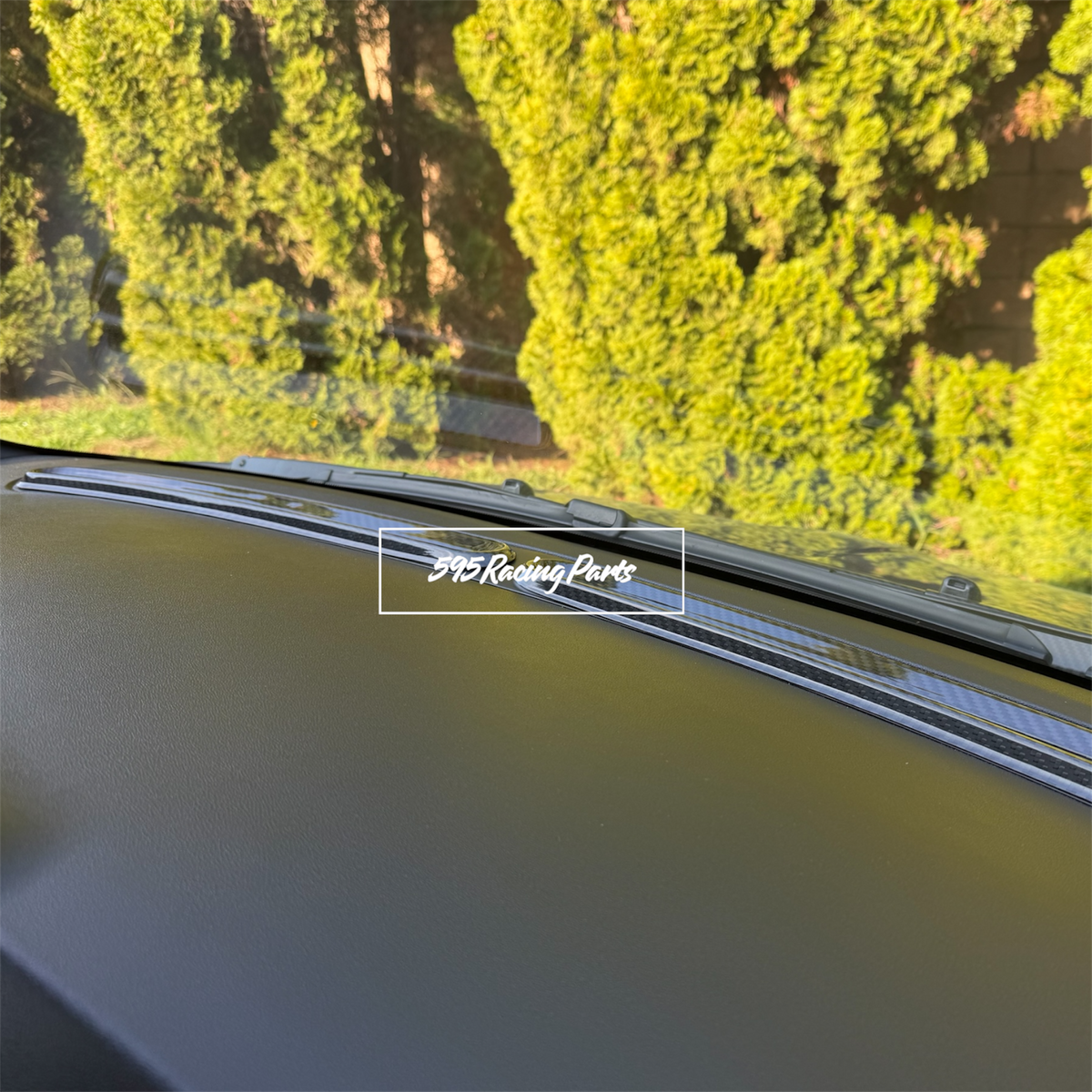 Pair of dashboard air vent covers in REAL CARBON FIBER for Fiat 500 Abarth - 595 - 695 - Fiat 500