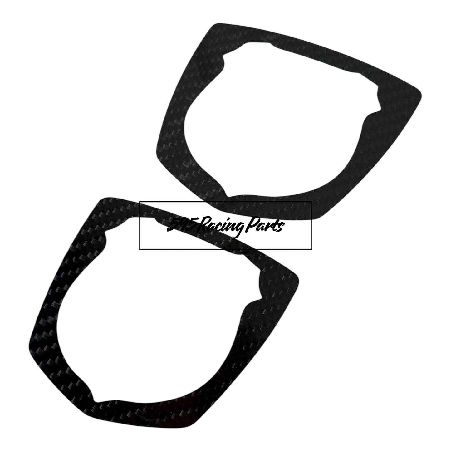 Cover contorno logo Abarth in CARBONIO VERO per Fiat 500 Abarth 595 - 695