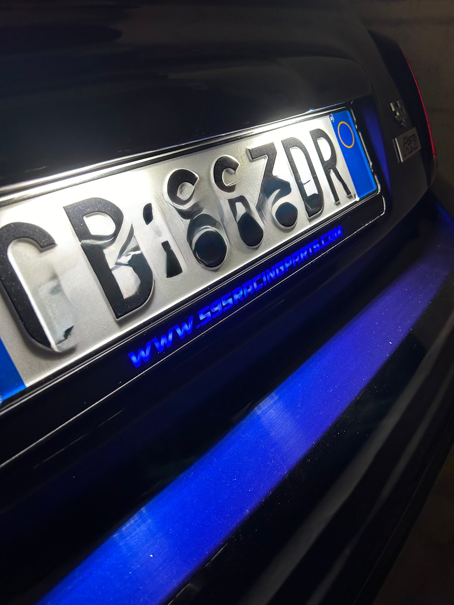 Plug &amp; Play White LED License Plate Light Kit for Abarth 500 - 595 - 695 - Fiat 500