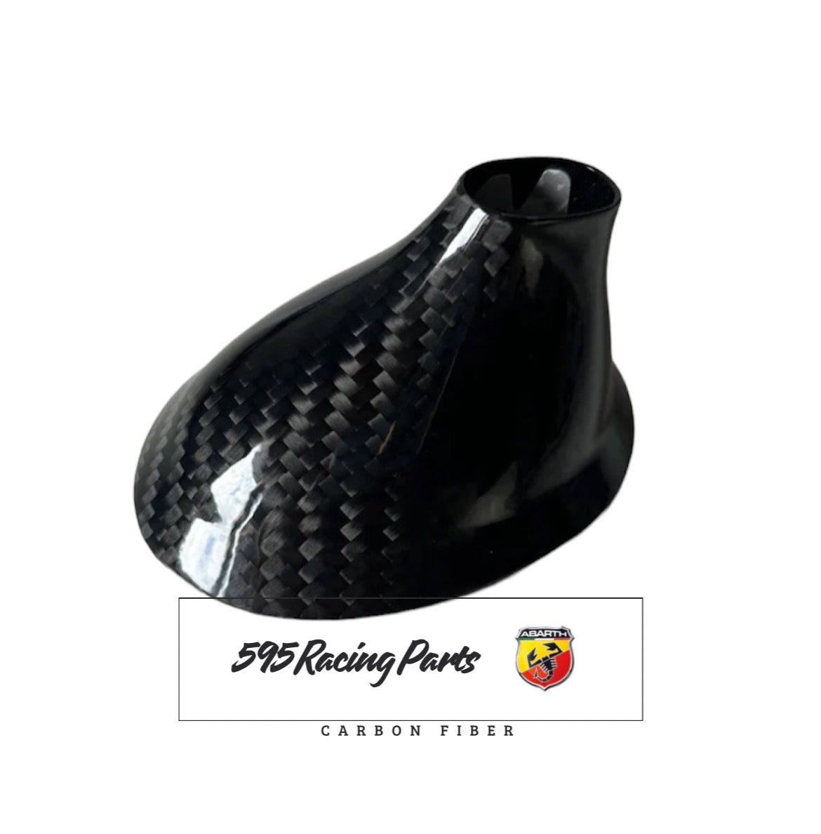 Cover Antenna in CARBONIO VERO Fiat 500 Abarth 595 - 695 modello corto