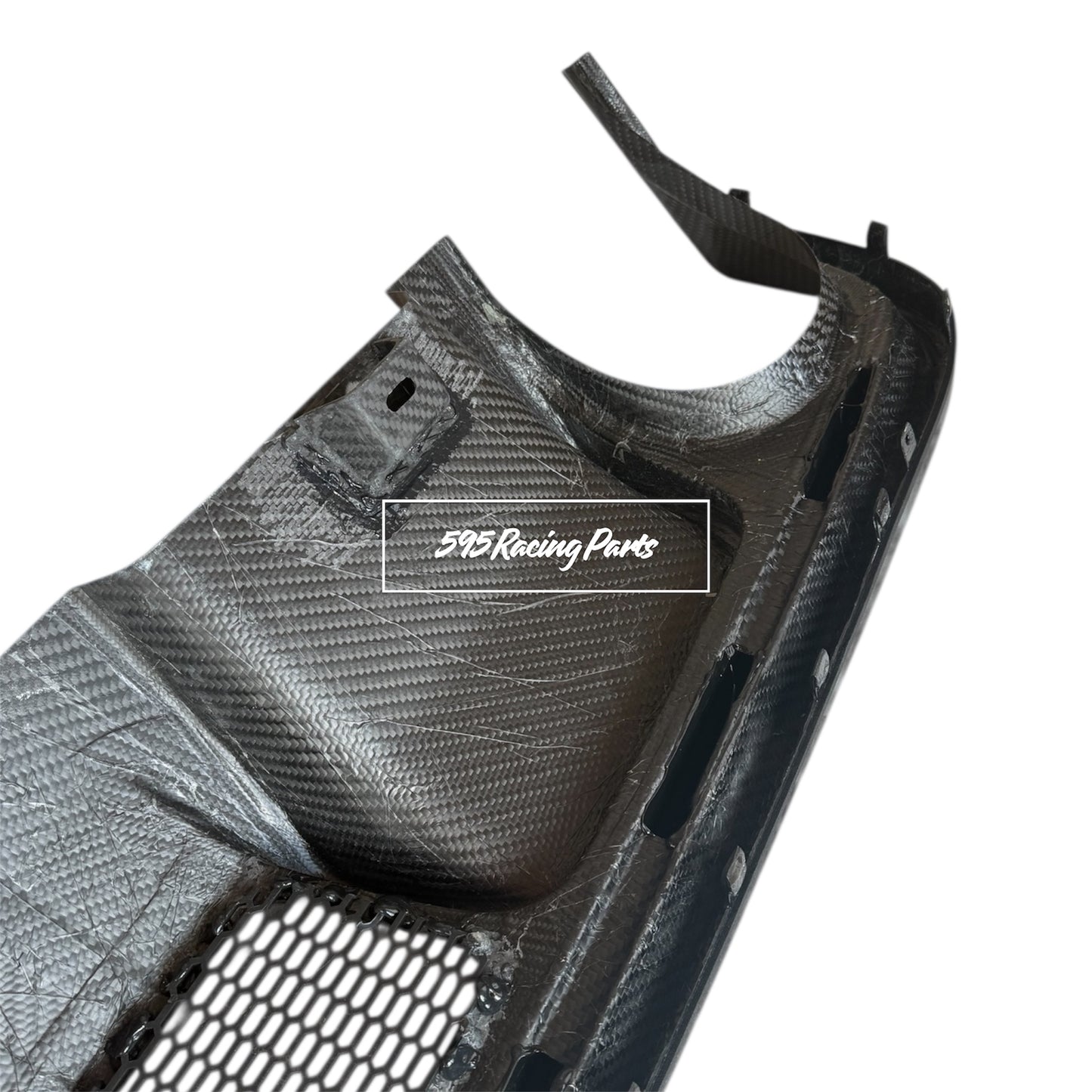 Estrattore completo in VERO CARBONIO Fiat 500 Abarth - 595 - 695 - Restyling