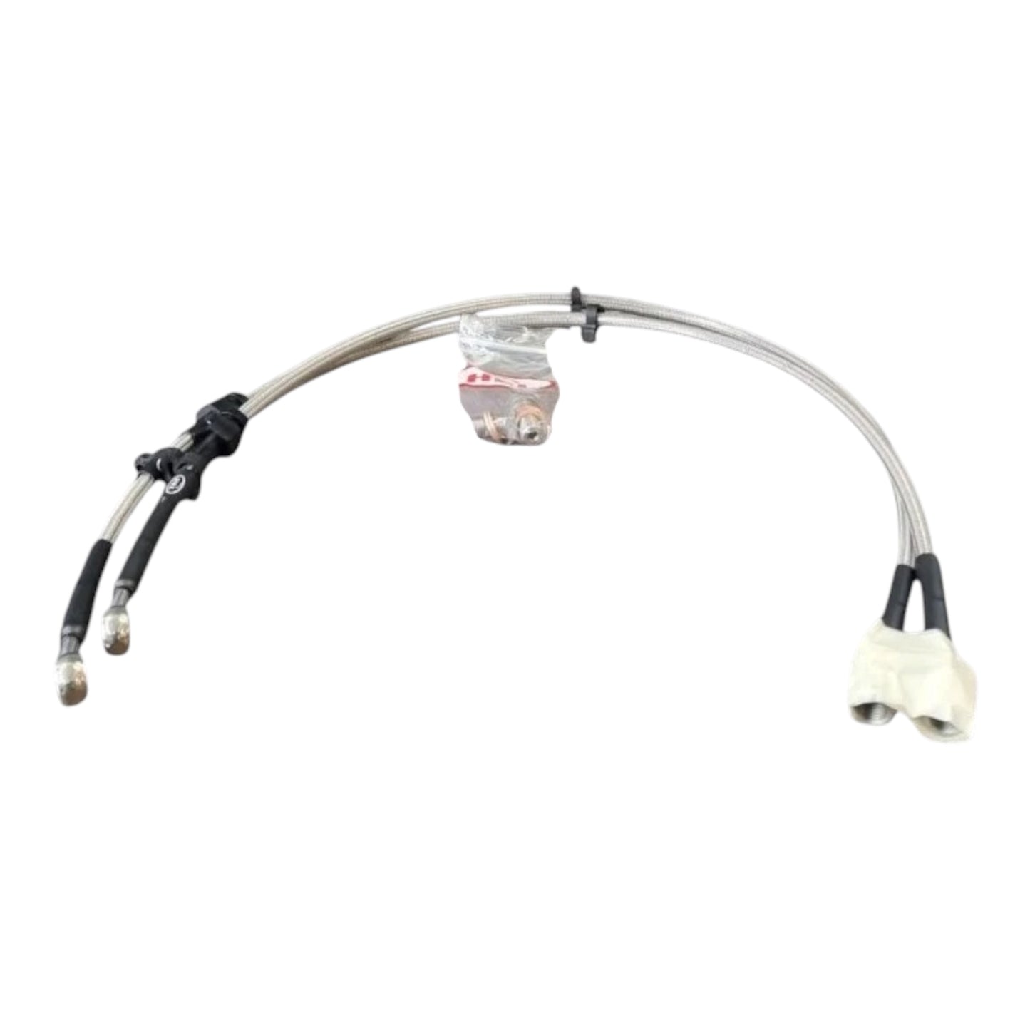 Braided stainless steel brake lines kit for Fiat 500 Abarth - 595 - 695