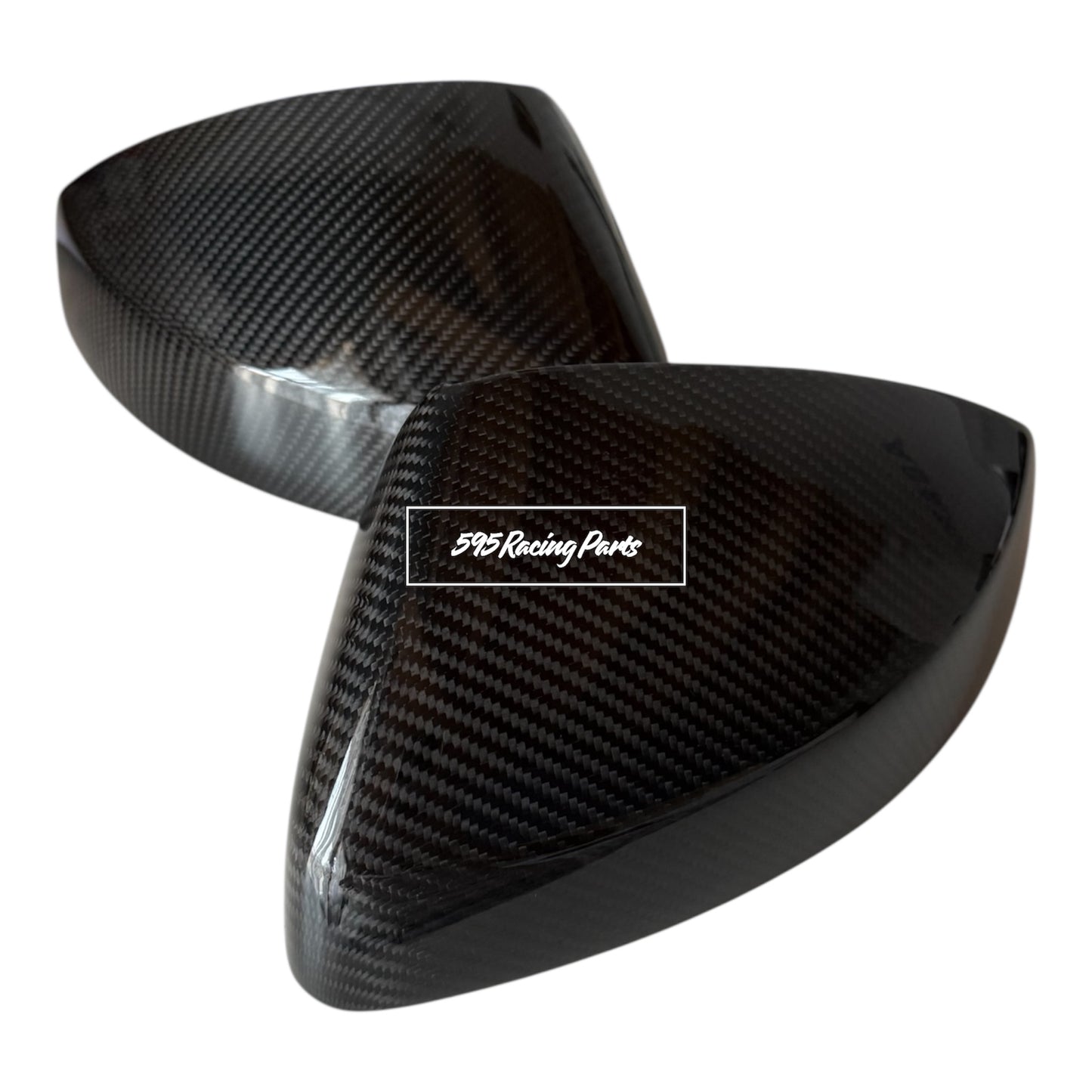 Pair of REAL CARBON mirror caps for Audi A3/S3/RS3 8V