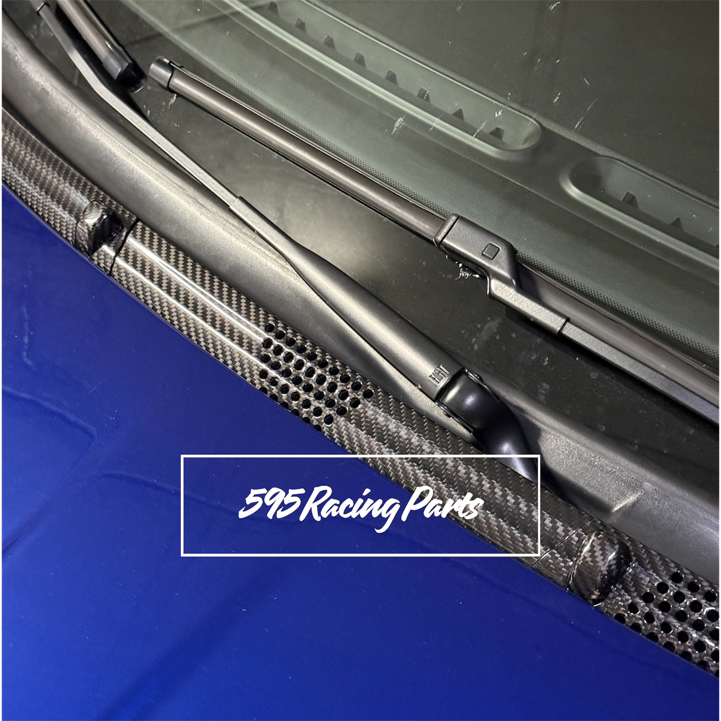 Cover plastiche parabrezza in VERO CARBONIO Fiat 500 Abarth - 595 - 695 - Fiat 500