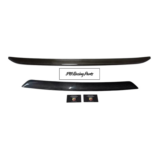 Kit cover Splitter anteriore e posteriore in CARBONIO VERO per Fiat 500 Abarth - 595 - 695 - Restyling - diverse finiture