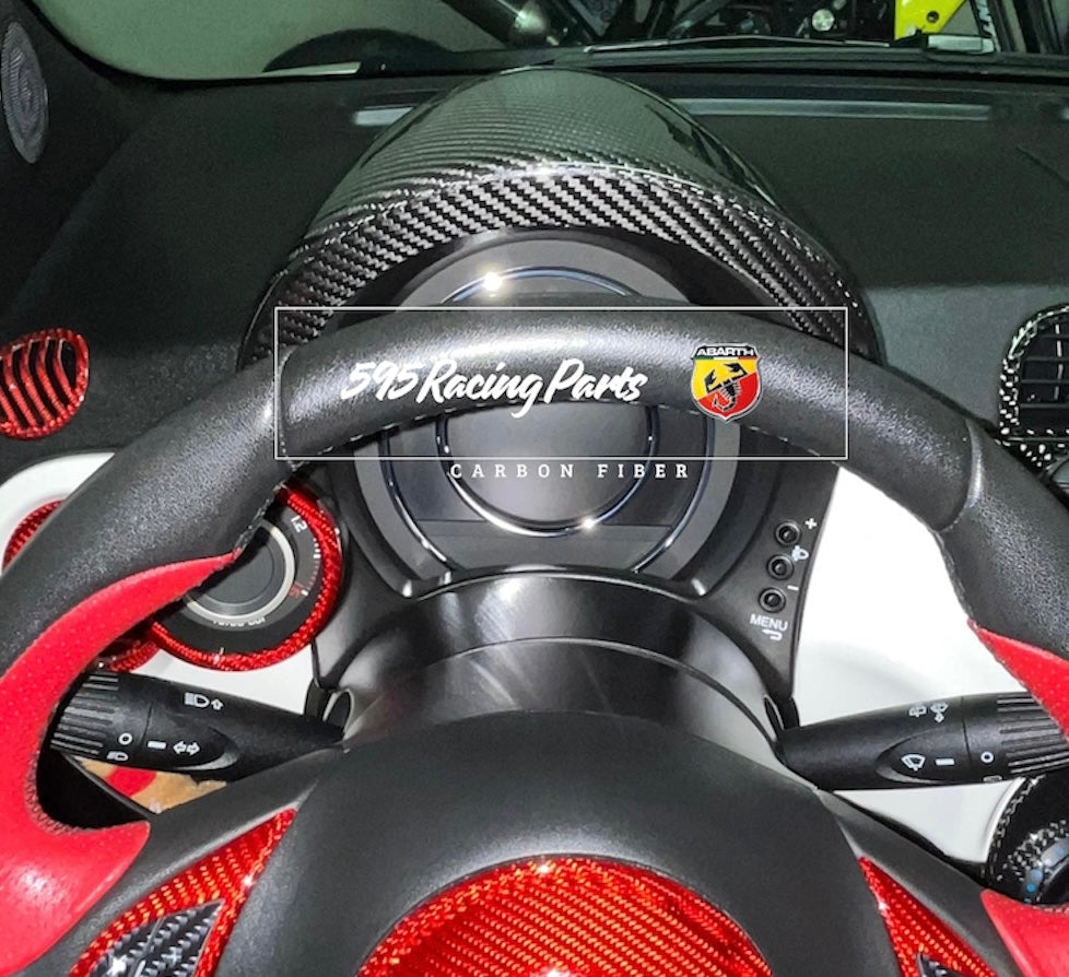 Cover Cupolino in VERO CARBONIO per Abarth 500 - 595 - 695