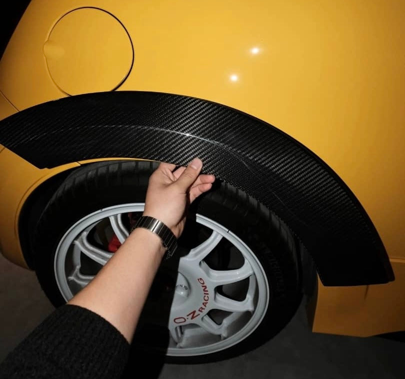 Bodykit completo 70esimo anniversario in VERO CARBONIO per Fiat 500 Abarth - 595 - 695