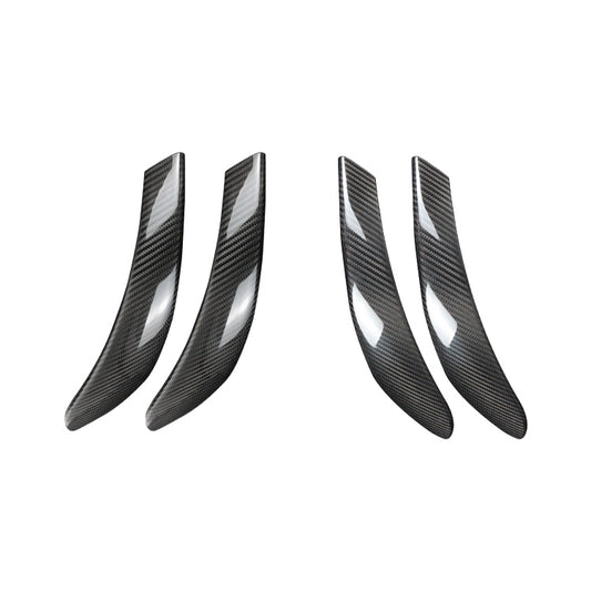 Real Carbon Fiber Interior Door Handle Covers for BMW (see compatibility in description)