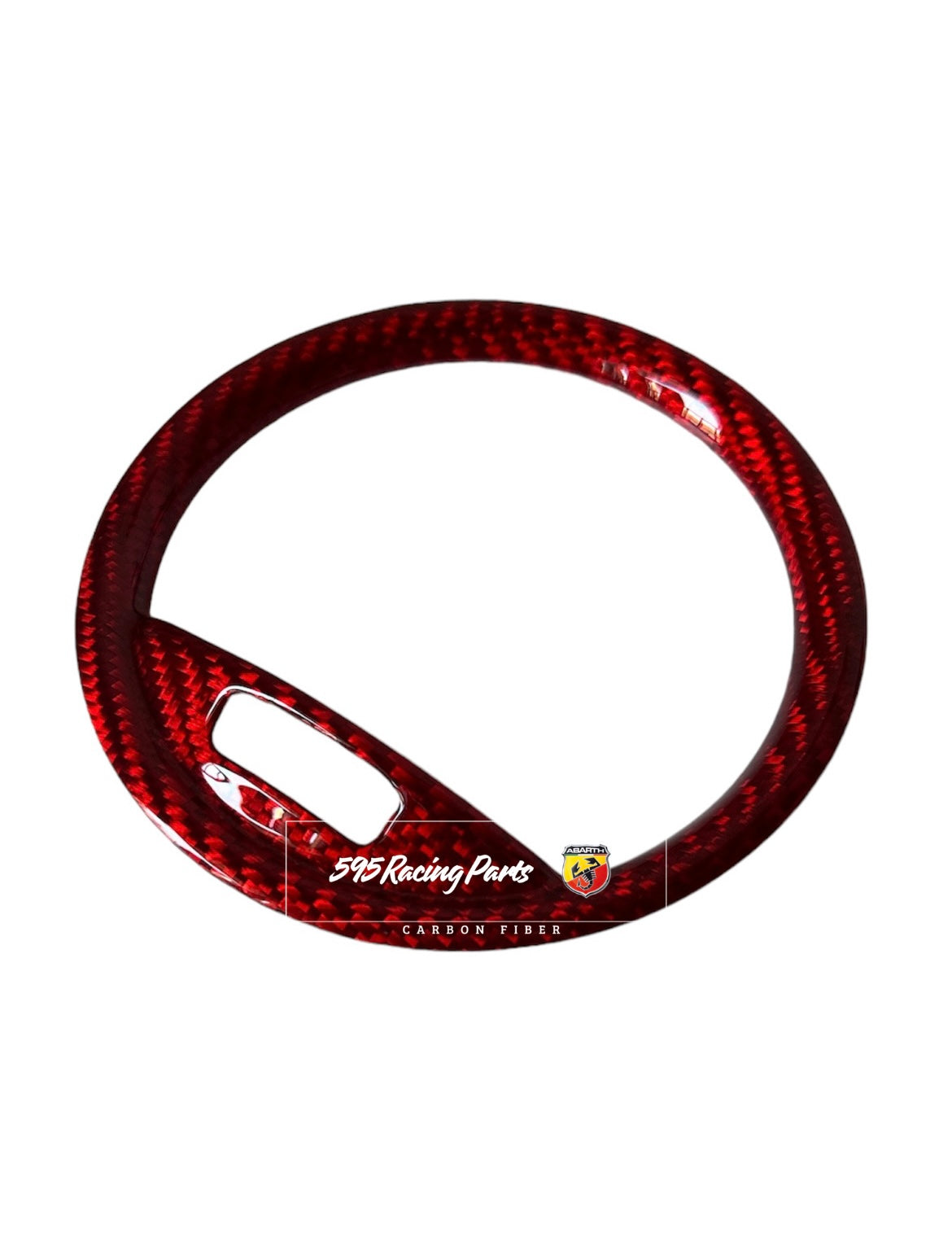 Cover coppia Bocchette Aria in CARBONIO VERO Abarth 595 - 695 - Fiat 500 - Restyling